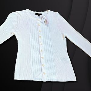 BANANA REPUBLIC Cream Cardigan Sweater ........ NWT